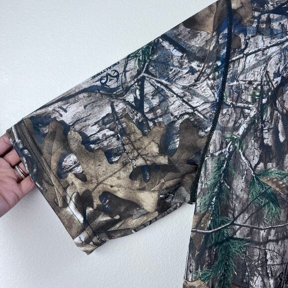 Terramar Break-Up RealTree Camo Hunting Short Sleeve Men's Shirt Size Large - Picture 3 of 6
